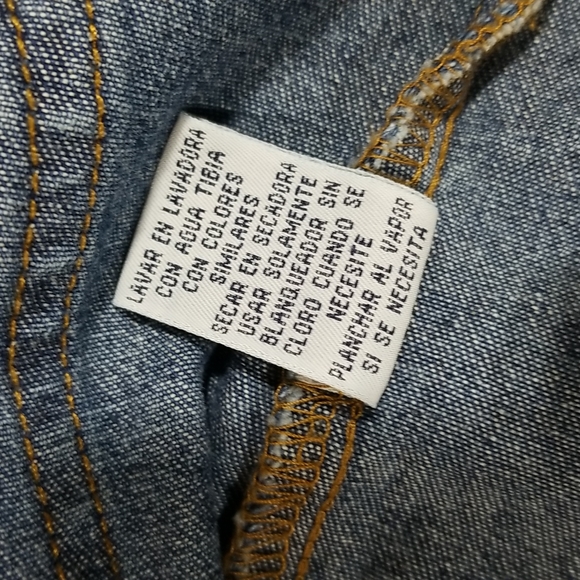 LACEY J DESIGNS Custom Upcycled Embroidered Ladybug Jean Jacket - Large Pockets - Picture 11 of 11